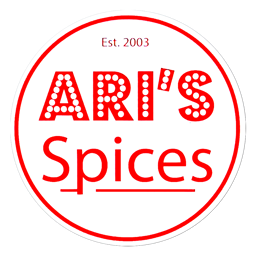 Ari's Spices logo.